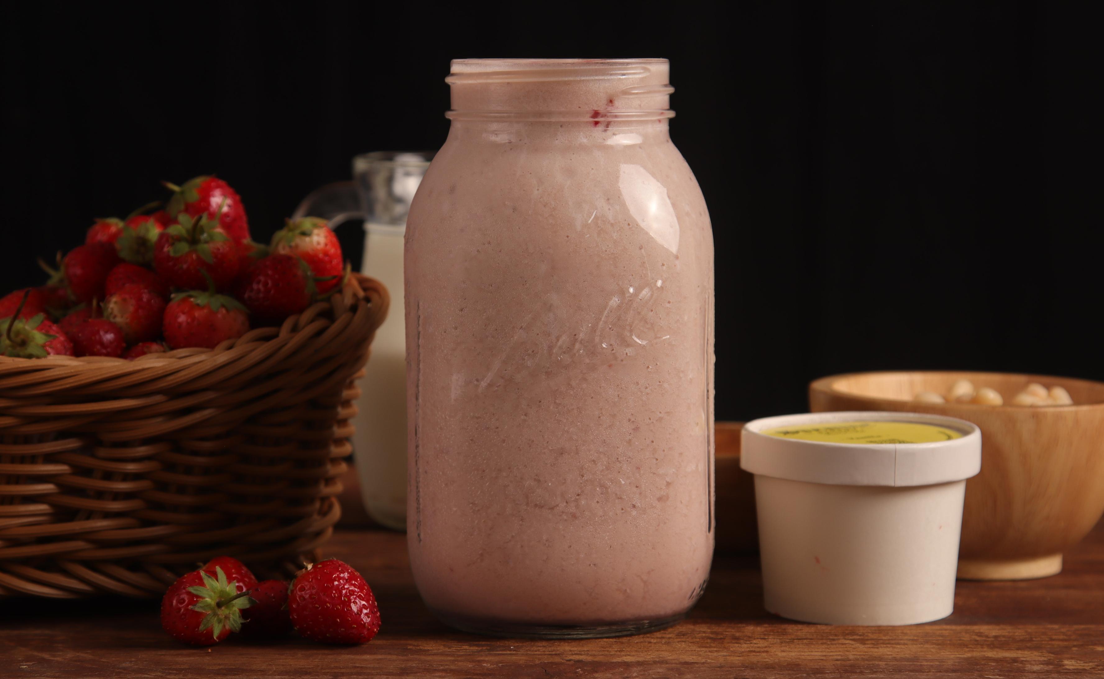 Banana Strawberry Milkshake